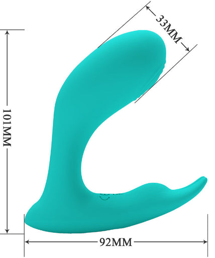 PRETTY LOVE - IDABELLE VIBRATION & PULSATION REMOTE CONTROL BLUE
