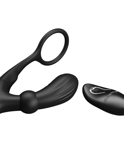 PRETTY LOVE - WARREN BLACK ANAL RING & VIBRATOR