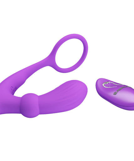 PRETTY LOVE - WARREN VIOLET ANAL RING & VIBRATOR