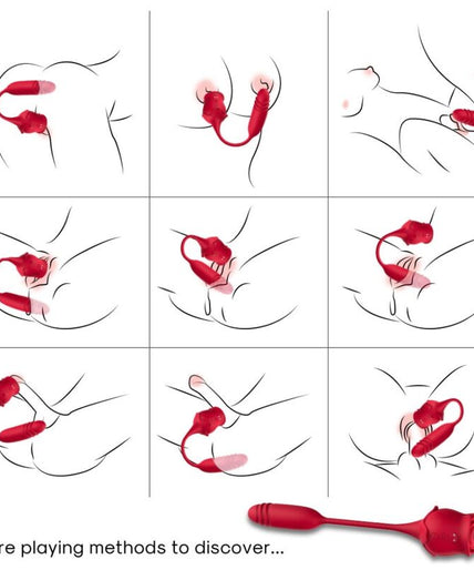 Armony – Roseknigth Clitoris Sucker & Vibrator Red