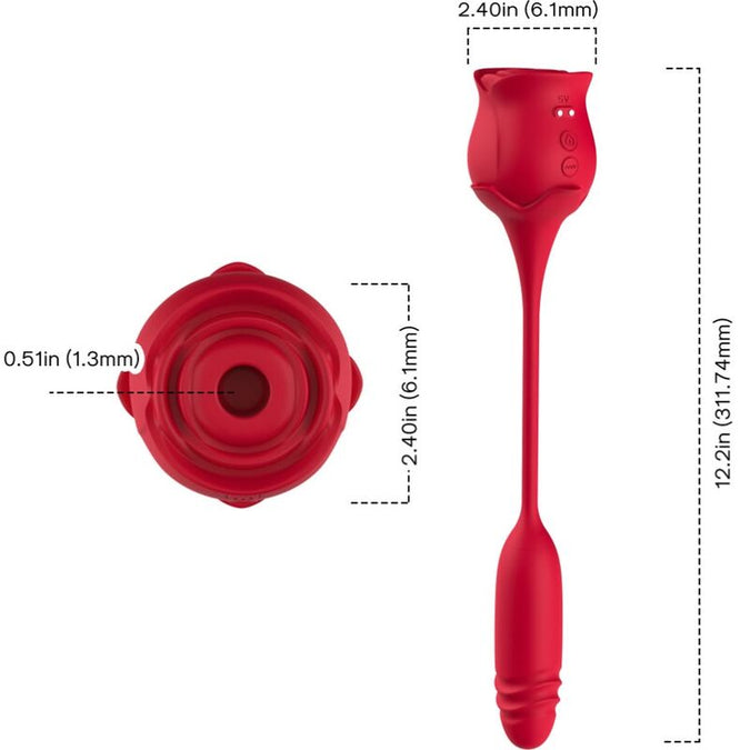 Armony – Roseknigth Clitoris Sucker & Vibrator Red