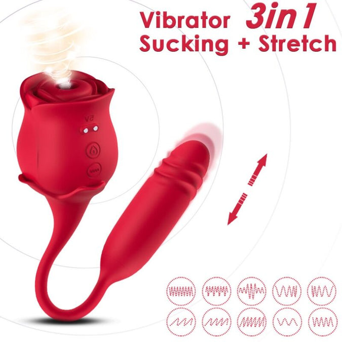 Armony – Roseknigth Clitoris Sucker & Vibrator Red
