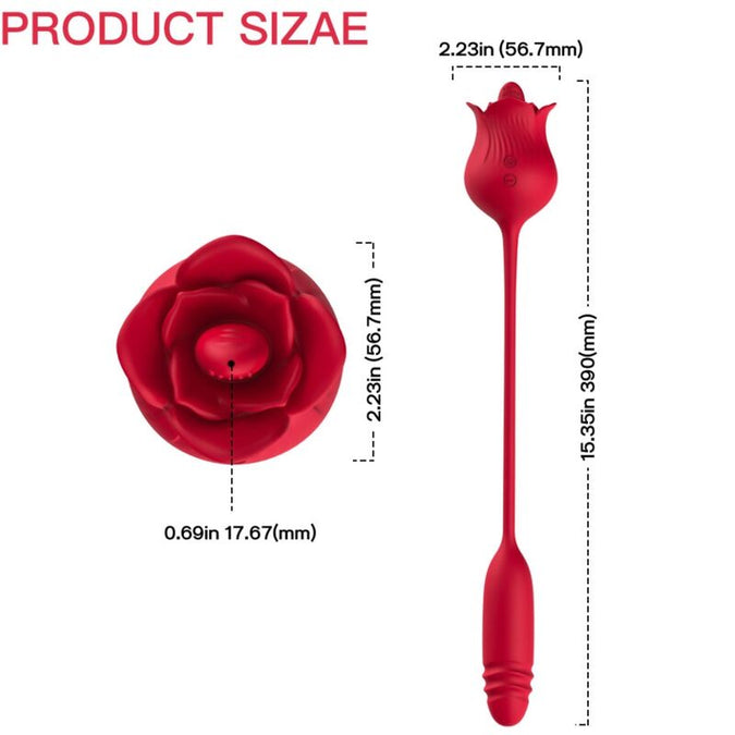 Armony – Roselip Licking Vibrating Clit & Vibrator Red