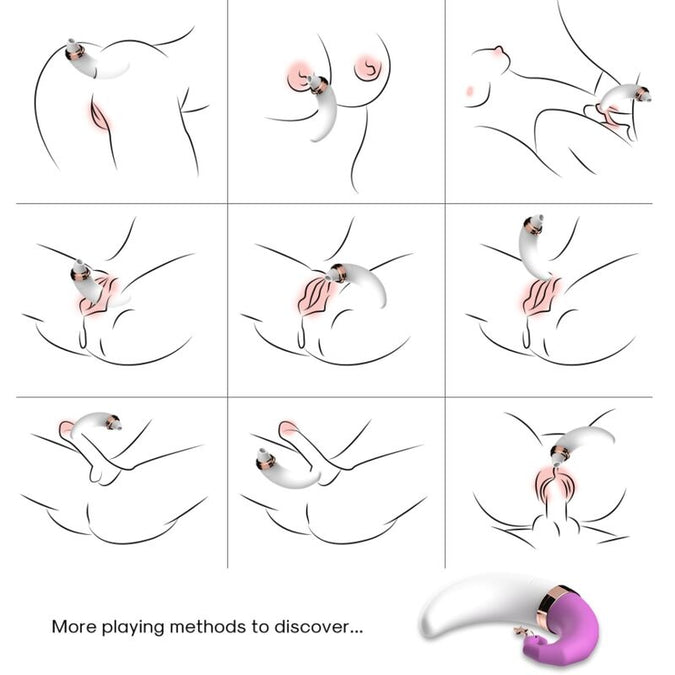Armony – Sweetmoon Clitoris- en G-spot zuignap roze