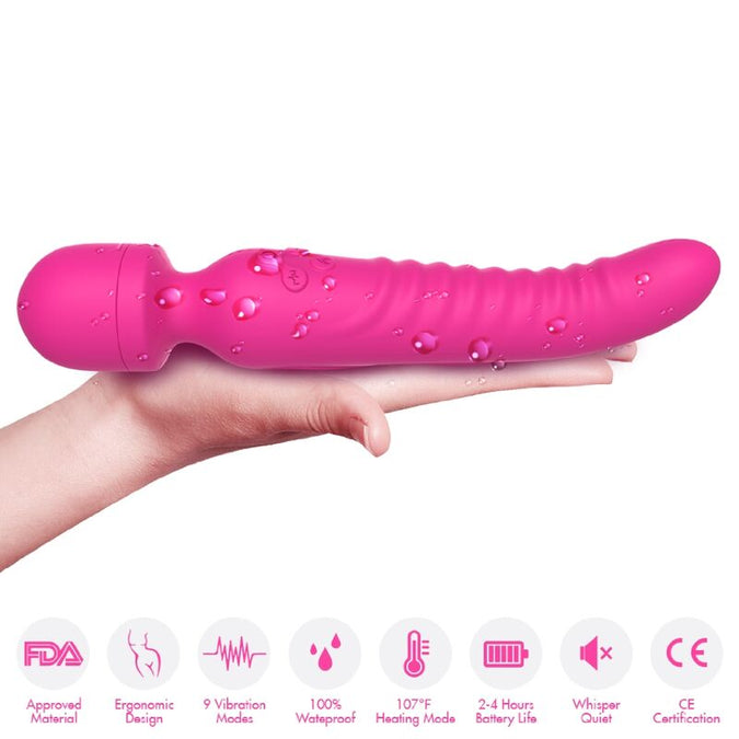 Armony – Missiemassager & Vibrator met Warmte-effect Fuchsia