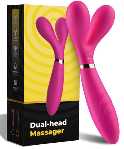 ARMONY - Y-WAND MASSAGER & VIBRATOR DOUBLE HEAD FUCHSIA