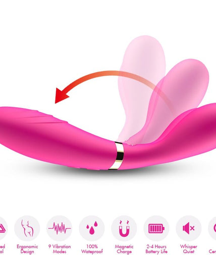 ARMONY - Y-WAND MASSAGER & VIBRATOR DOUBLE HEAD FUCHSIA