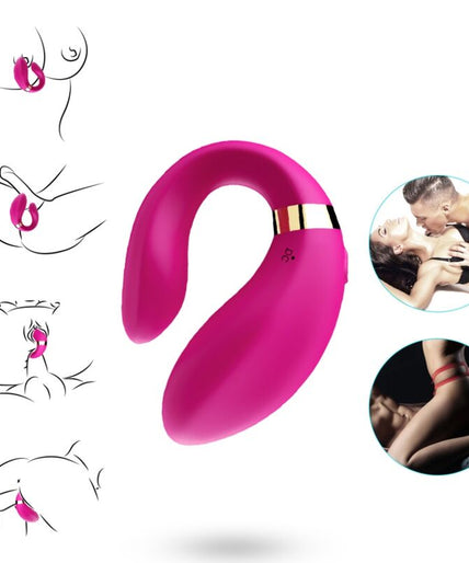 Armony – Crescent Vibrator For Couples Remote Control Fuchsia