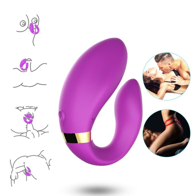 Armony – Crescent Vibrator For Couples Remote Control Purple