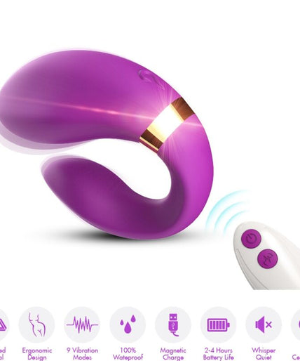 Armony – Crescent Vibrator For Couples Remote Control Purple