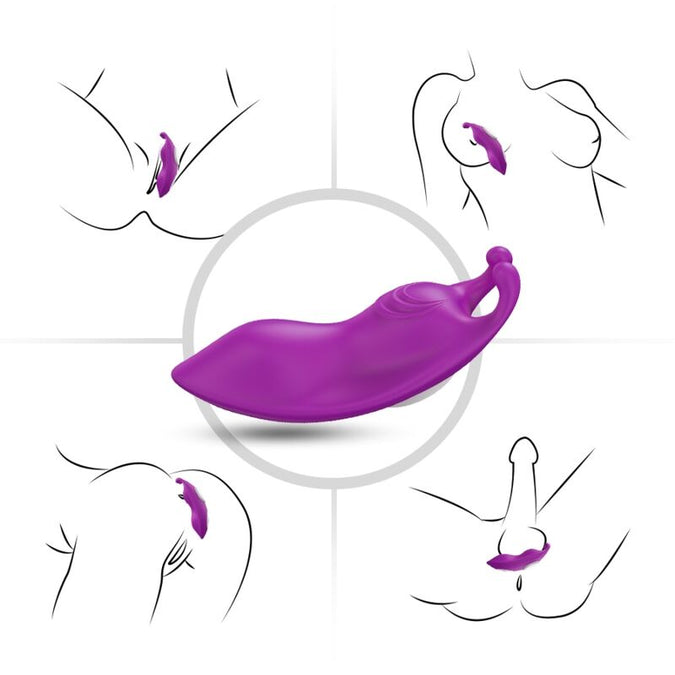 Armony – Bij Draagbare Slipvibrator G-Spot Afstandsbediening Paars