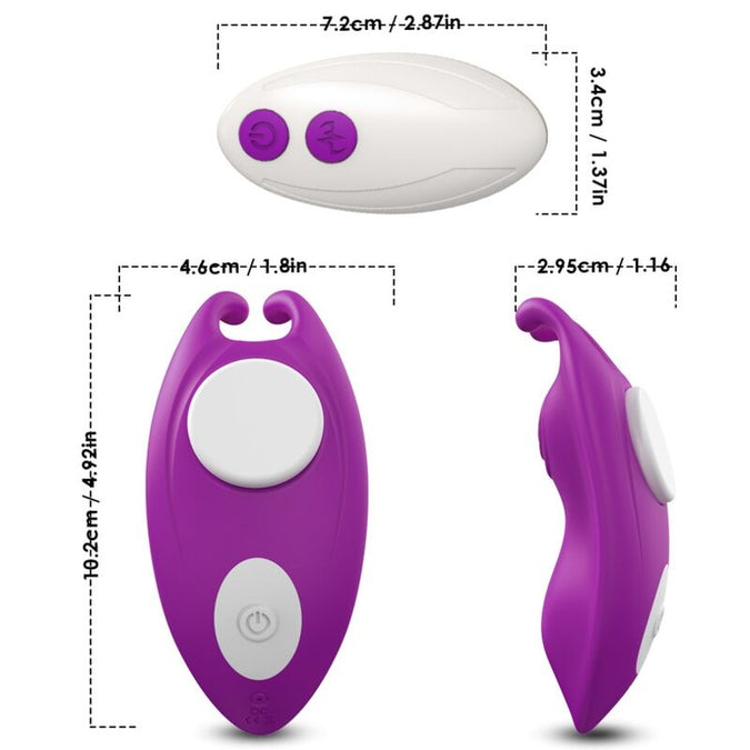 Armony – Bij Draagbare Slipvibrator G-Spot Afstandsbediening Paars