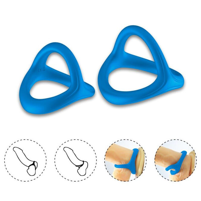 Armony – Tresor Double Silicone Ring Blue