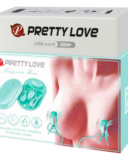PRETTY LOVE - SURPRISE BOX BLUE ELECTRO STIMULATION TWEEZERS