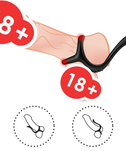 ARMONY - TREASURE DOUBLE ANAL RING BLACK
