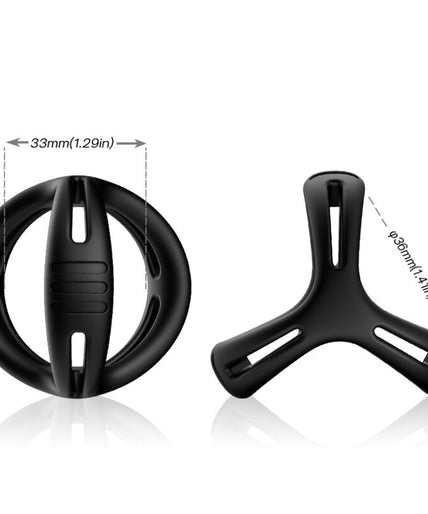 Armony – X – Ring Multipositie Zwart