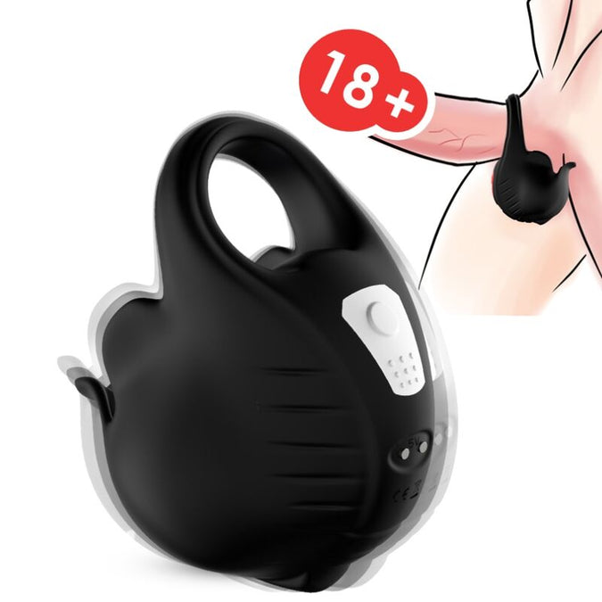 ARMONY - OPZUIG VIBRATOR RING AFSTANDSBEDIENING ZWART