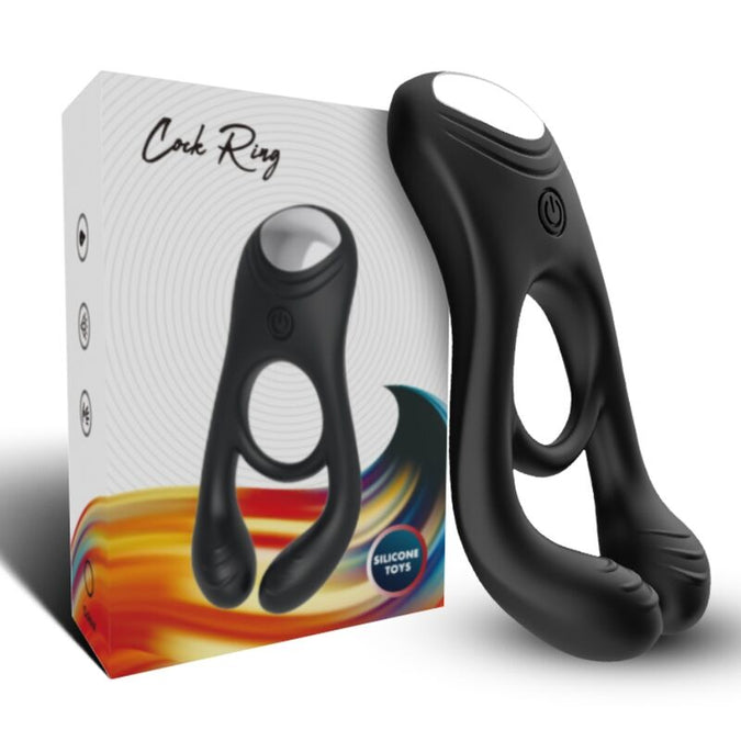 Armony – Veyron Dubbele Vibrator Ring Speeltje Voor Stellen Zwart