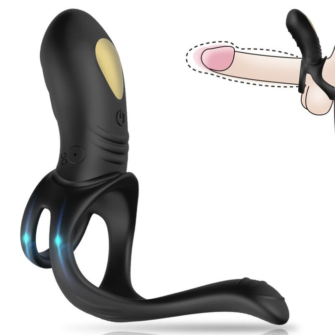 Armony – Joy Jumper Ring Vibrator For Couples & Anal Plug Black