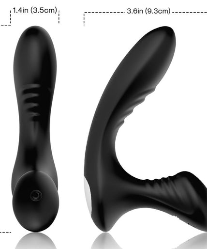 Pleasurements – Armony – Storm Prostate Vibrator & Anal Plug With Remote Control – Black