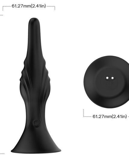Armony – Vibrator en anale plug met afstandsbediening zwart