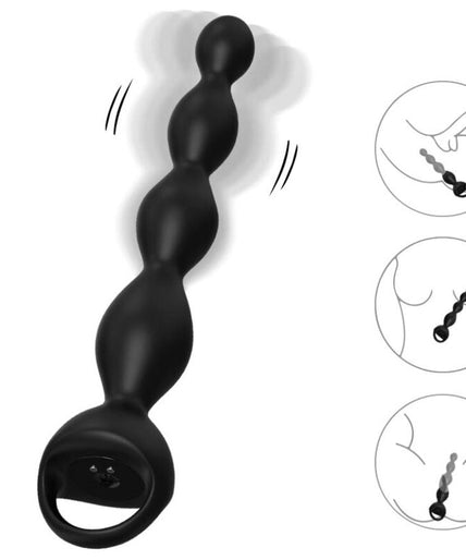 Armony – Vibrator Vinger Anale Plug Zwart
