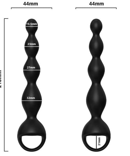 Armony – Vibrator Finger Anal Plug Black
