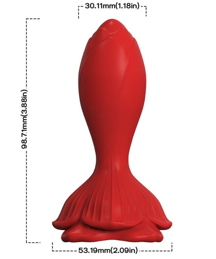 ARMONY - PINK VIBRATOR & ANAL PLUG SMALL REMOTE CONTROL RED