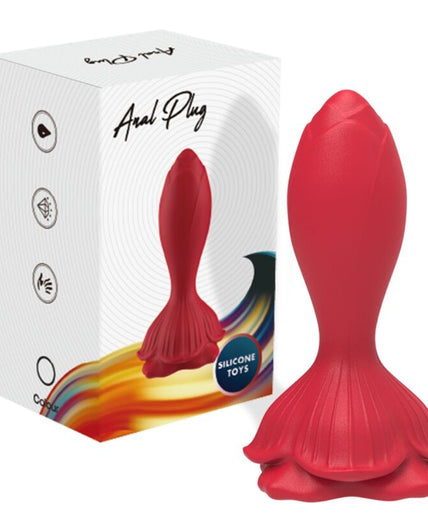 ARMONY - PINK VIBRATOR & ANAL PLUG SMALL REMOTE CONTROL RED