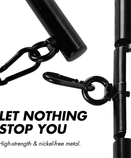 FETISH SUBMISSIVE BONDAGE - ADJUSTABLE SEPARATOR BAR 4 PIECES