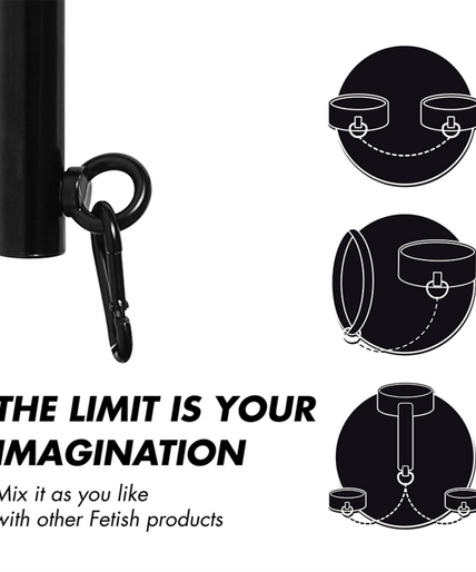 FETISH SUBMISSIVE BONDAGE - ADJUSTABLE SEPARATOR BAR 4 PIECES