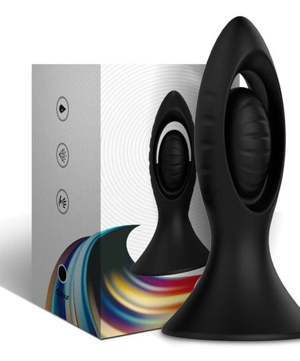 Armony – Vibrator & Anal Plug Silicone Black