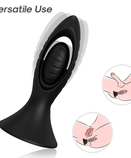 Armony – Vibrator & Anaalplug Siliconen Zwart