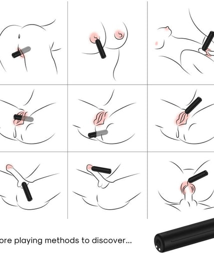 ARMONY - WARHEAD VIBRATOR BULLET BLACK 2 CM x 8.8 CM