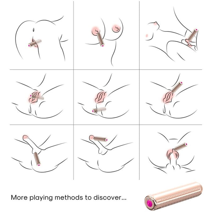 ARMONY - KOGELVIBRATOR MET AFSTANDSBEDIENING GOUDKLEURIG 2 CM X 8,8 CM