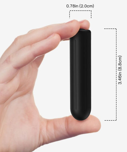 ARMONY - WARHEAD VIBRATOR BULLET REMOTE CONTROL BLACK 2 CM X 8.8 CM