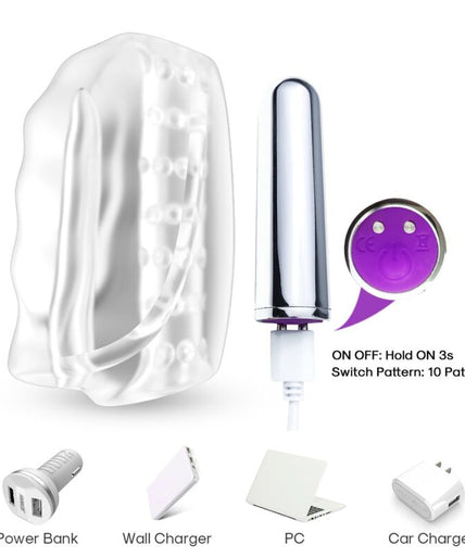 ARMONY - MASTER MASTURBATOR & VIBRATOR TRANSPARENTE