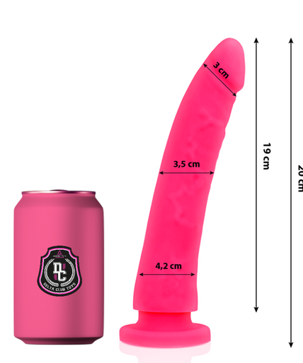 DELTA CLUB - TOYS PINK DILDO MEDICAL SILICONE 20 CM -O- 4 CM