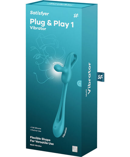SATISFYER - PLUG & PLAY 1 FLEXIBLE MULTIVIBRATOR