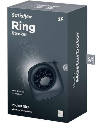 SATISFYER - RING STROKER MASTURBATOR & VIBRATOR