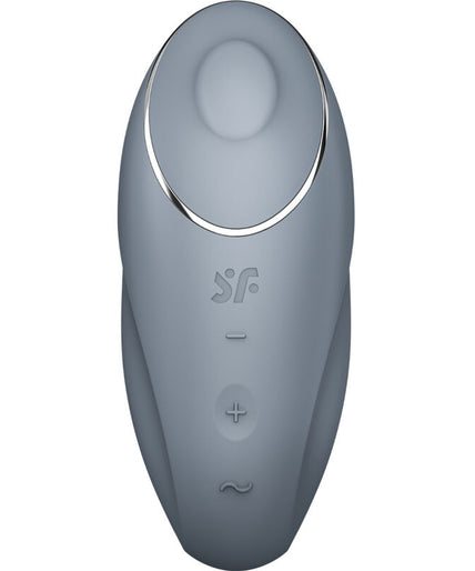 SATISFYER - TAP & CLIMAX 1 LAY-ON VIBRATOR GREY