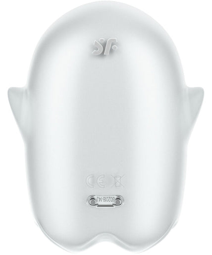 SATISFYER - GLOWING GHOST AIR PULSE & VIBRATOR WHITE