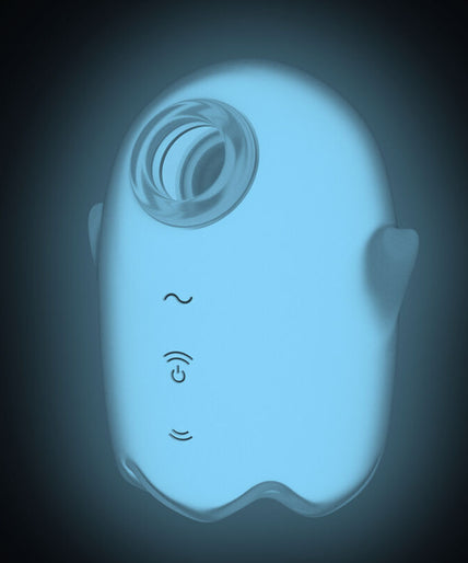 SATISFYER - GLOWING GHOST AIR PULSE & VIBRATOR WHITE