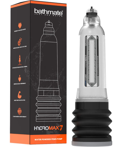 BATHMATE - HYDROMAX 7 TRANSPARANTE PENISVERGROTER POMP