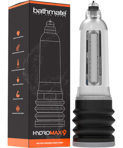 BATHMATE - HYDROMAX 9 TRANSPARANTE PENISVERGROTER POMP