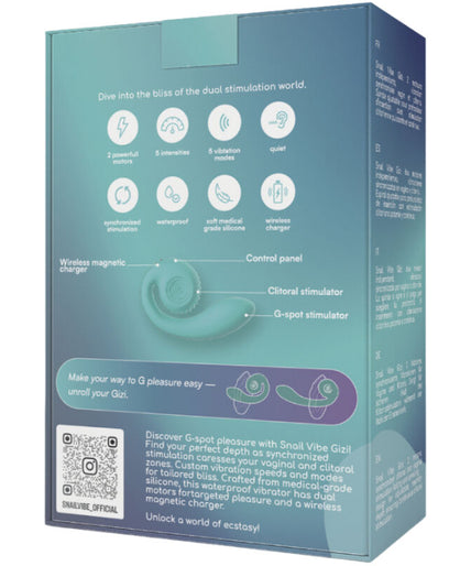 SNAIL VIBE - GIZI DUAL STIMULATOR TIFFANY