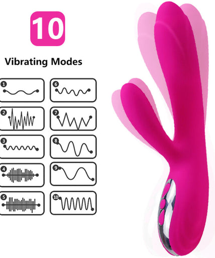 Armony – Flexibler Vibrator & Stimulator mit Fuchsia Wärmeeffekt