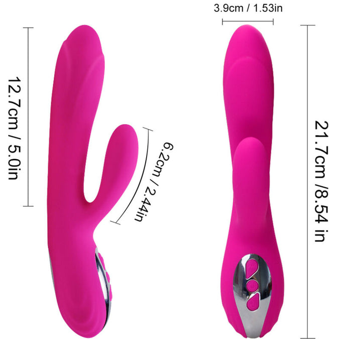 Armony – Flexible Vibrator & Stimulator With Fuchsia Heat Effect