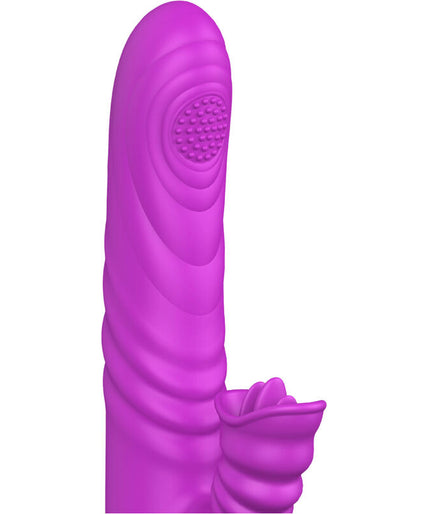 ARMONY - ANGELIA MULTIFUNCTION VIBRATOR WITH STIMULATING TONGUE VIOLET HEAT EFFECT