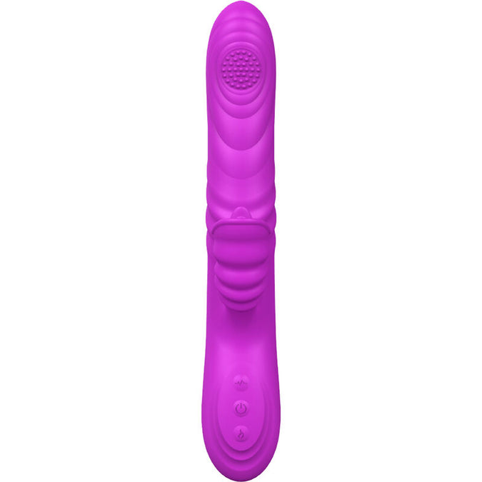 Armony – Angelia multifunctionele vibrator met stimulerende tong, violet warmte-effect